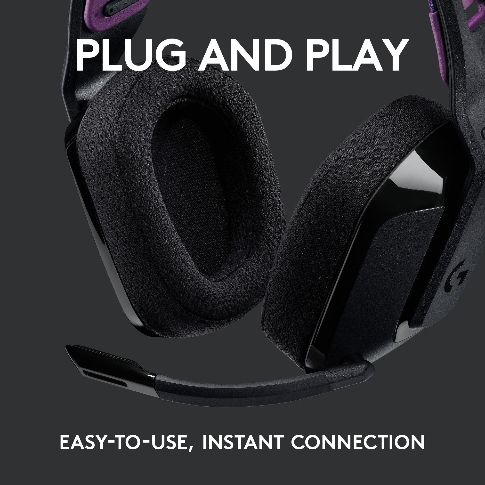 Logitech G535 LIGHTSPEED Wireless Gaming Headset (Black)