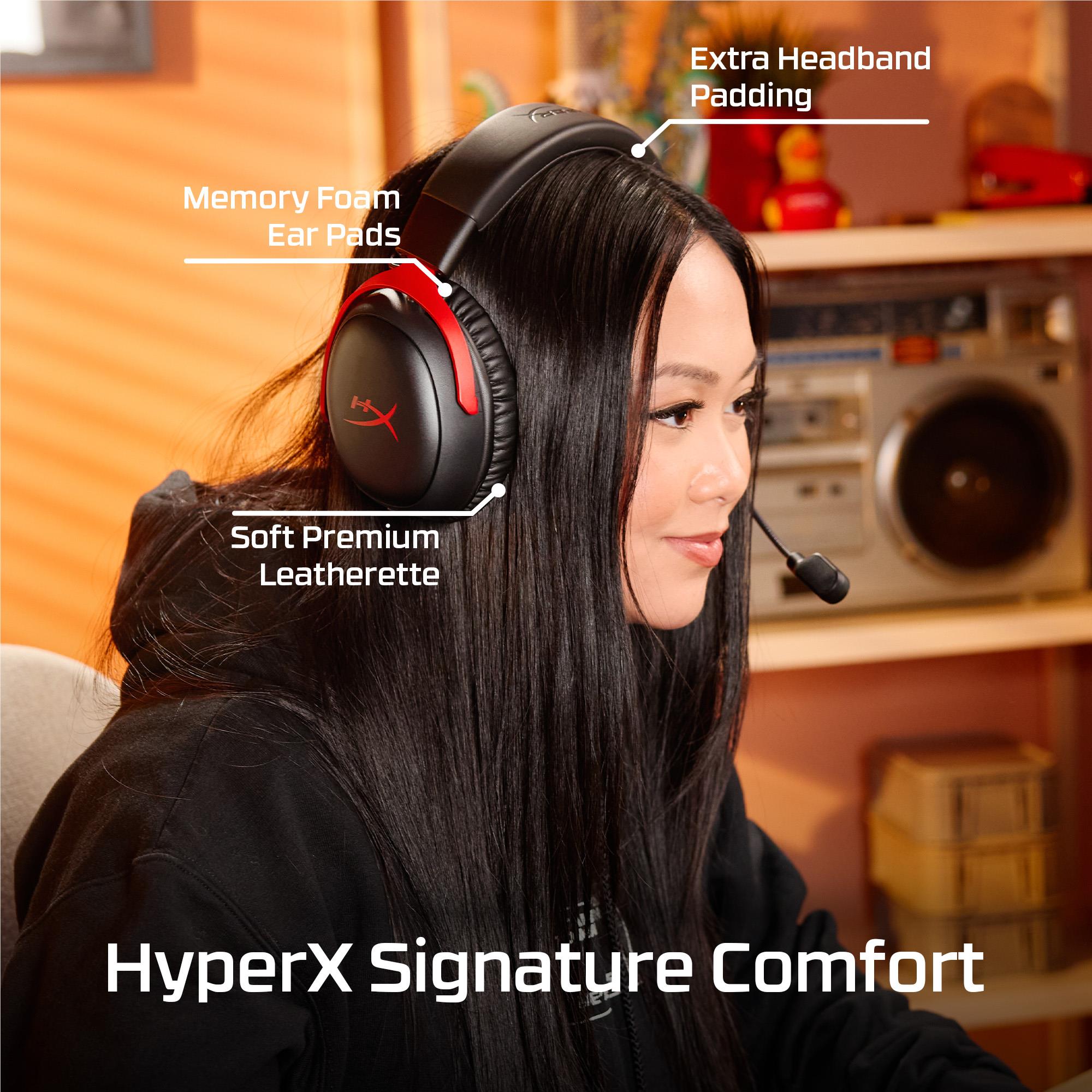 HyperX Cloud III S Wireless Gaming Headset (Black/Red)