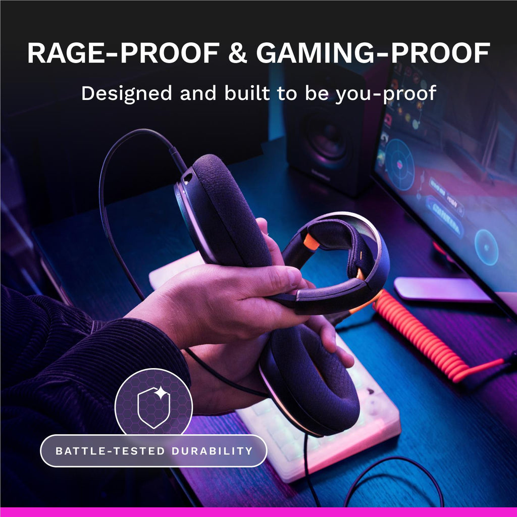 Glorious GHS Eternal RGB Stereo RGB Gaming Headset for PS5, PS4, Switch and PC (Black)