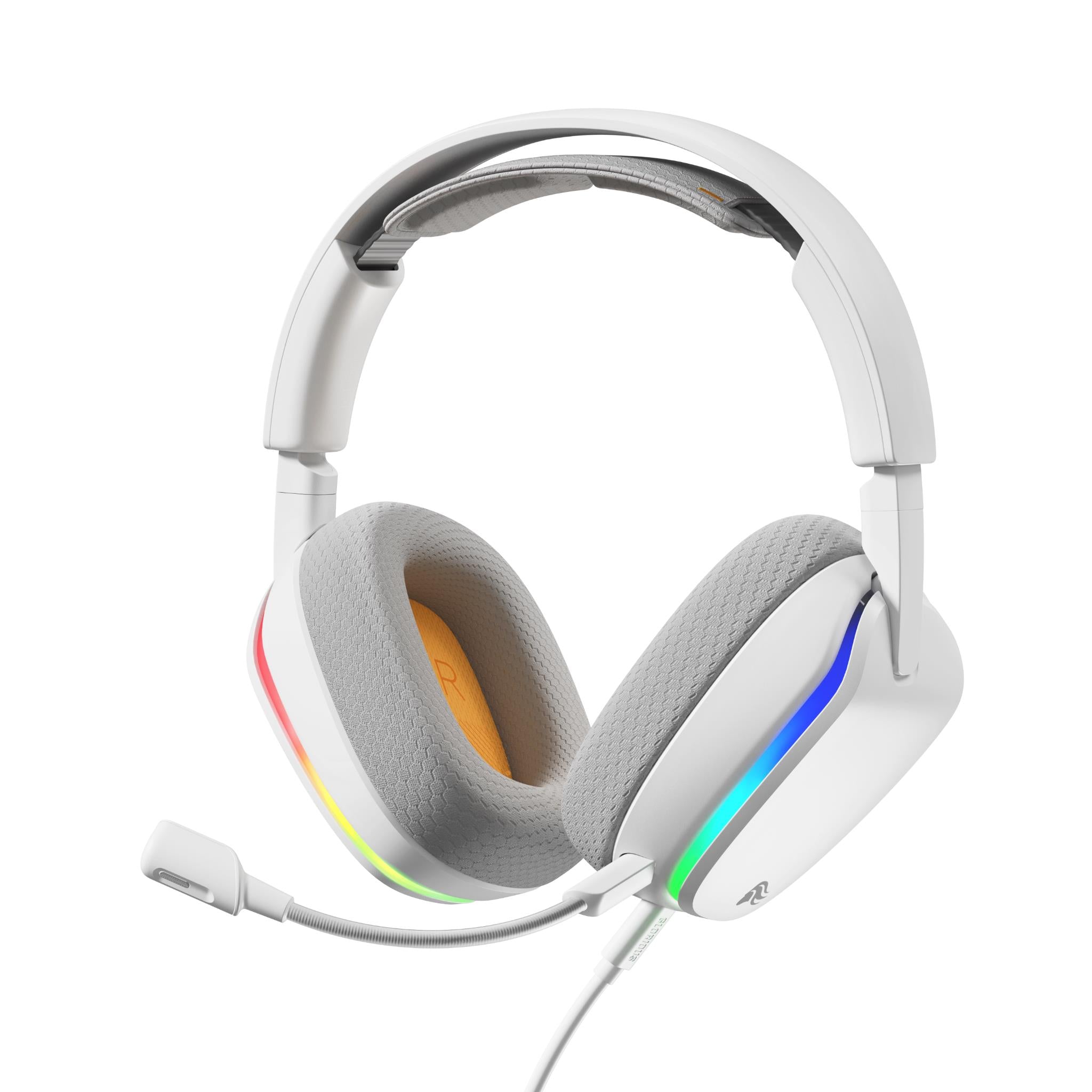 Glorious GHS Eternal RGB Stereo RGB Gaming Headset for PS5, PS4, Switch and PC (White)